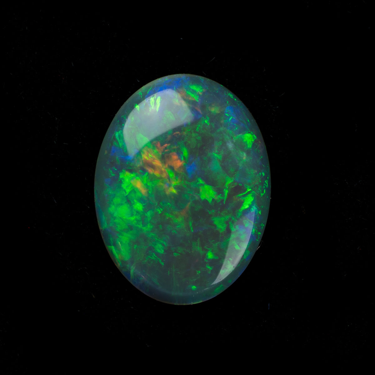 0.76ct Australian Semi Black Opal Double Face