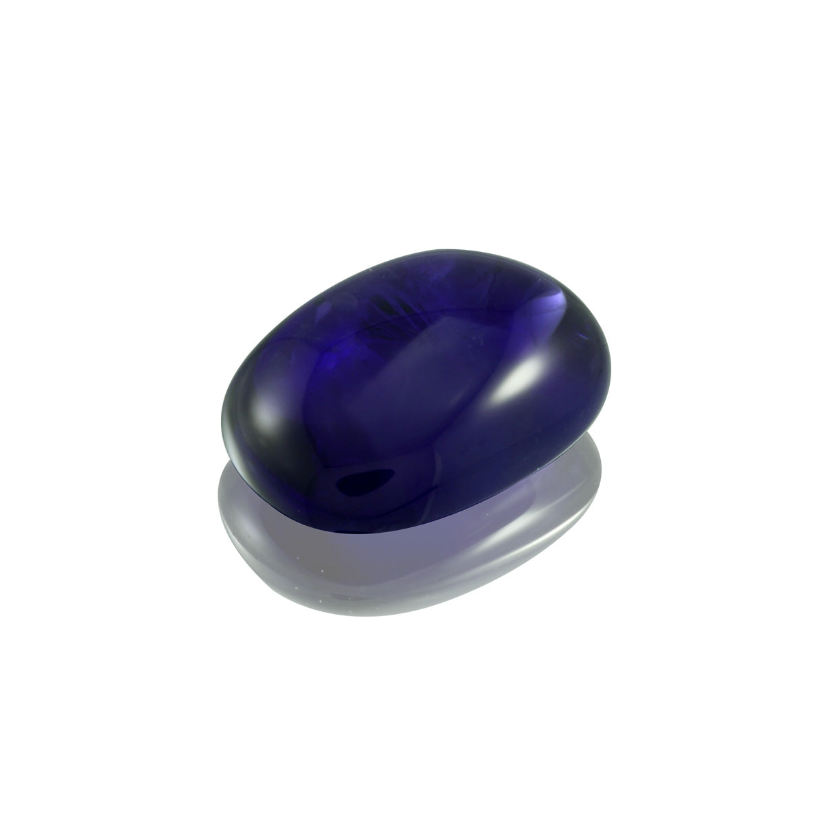 21.72ct Fine Burmese Royal Blue Sapphire Cabochon Certified Unheated - MAYS