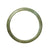 A close-up photo of a half moon-shaped bangle bracelet made of genuine natural brownish green jade. The bracelet has a smooth and polished surface, showcasing the unique color and texture of the jade stone. The size of the bracelet is 58mm, making it suitable for most wrist sizes. The brand name "MAYS" is engraved on the inner side of the bracelet.