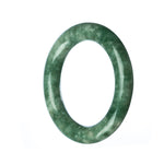 52mm Natural Burmese Jade Bangle - MAYS