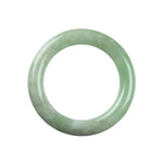53mm Natural Burmese Jade Bangle - MAYS