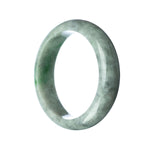 58mm Natural Burmese Jade Bangle - MAYS