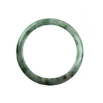 59mm Natural Burmese Jade Bangle - MAYS