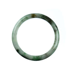 59mm Natural Burmese Jade Bangle - MAYS