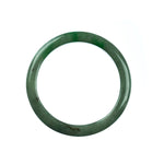58mm Natural Burmese Jade Bangle - MAYS