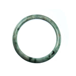 58mm Natural Burmese Jade Bangle - MAYS