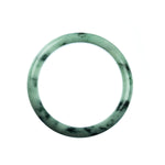 58mm Natural Burmese Jade Bangle - MAYS