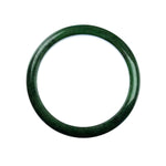 63mm Natural Burmese Jade Bangle - MAYS