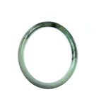 59mm Natural Burmese Jade Bangle - MAYS