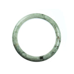 59mm Natural Burmese Jade Bangle - MAYS