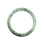 59mm Natural Burmese Jade Bangle - MAYS