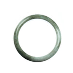 59mm Natural Burmese Jade Bangle - MAYS