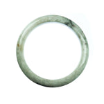 63mm Natural Burmese Jade Bangle - MAYS