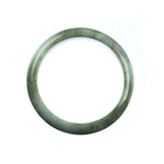 59mm Natural Burmese Jade Bangle - MAYS