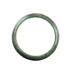 59mm Natural Burmese Jade Bangle - MAYS