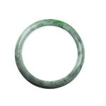 58mm Natural Burmese Jade Bangle - MAYS