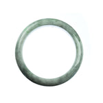 58mm Natural Burmese Jade Bangle - MAYS
