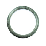58mm Natural Burmese Jade Bangle - MAYS
