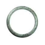 62mm Natural Burmese Jade Bangle - MAYS