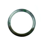 55mm Natural Burmese Jade Bangle - MAYS