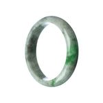 59mm Natural Burmese Jade Bangle - MAYS