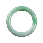58mm Natural Burmese Jade Bangle - MAYS