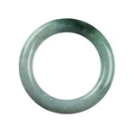 57mm Natural Burmese Jade Bangle - MAYS