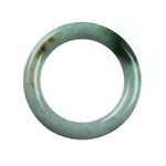57mm Natural Burmese Jade Bangle - MAYS