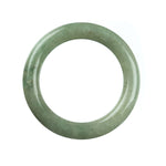 58mm Natural Burmese Jade Bangle - MAYS