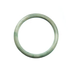 57mm Natural Burmese Jade Bangle - MAYS