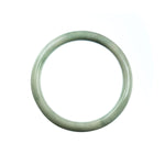 57mm Natural Burmese Jade Bangle - MAYS