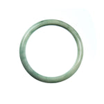 57mm Natural Burmese Jade Bangle - MAYS