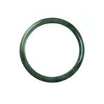 59mm Natural Burmese Jade Bangle - MAYS