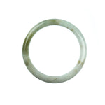 55mm Natural Burmese Jade Bangle - MAYS
