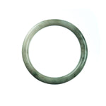 56mm Natural Burmese Jade Bangle - MAYS