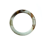50mm Natural Burmese Jade Bangle - MAYS