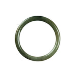 55mm Natural Burmese Jade Bangle - MAYS