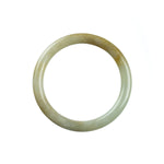 55mm Natural Burmese Jade Bangle - MAYS