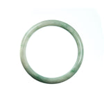 57mm Natural Burmese Jade Bangle - MAYS
