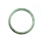 57mm Natural Burmese Jade Bangle - MAYS