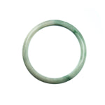 57mm Natural Burmese Jade Bangle - MAYS