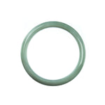 57mm Natural Burmese Jade Bangle - MAYS