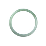 57mm Natural Burmese Jade Bangle - MAYS