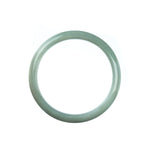 57mm Natural Burmese Jade Bangle - MAYS