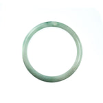 55mm Natural Burmese Jade Bangle - MAYS