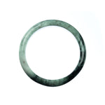 58mm Natural Burmese Jade Bangle - MAYS
