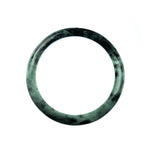 59mm Natural Burmese Jade Bangle - MAYS