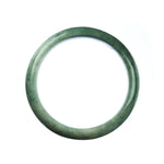 62mm Natural Burmese Jade Bangle - MAYS