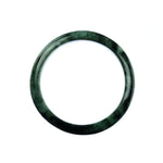 58mm Natural Burmese Jade Bangle - MAYS