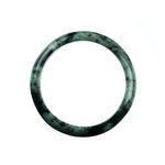 58mm Natural Burmese Jade Bangle - MAYS